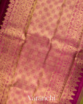 Olive Green Pure Kanchipuram Silk Handloom Saree
