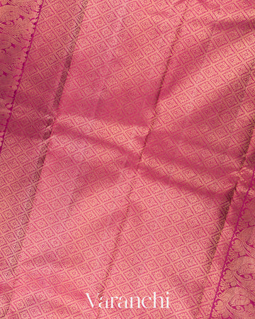 Burgundy Pure Kanchipuram Silk Handloom Saree