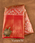 Metallic Copper Gold Pure Kanchipuram Silk Saree