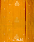 Marigold Yellow Pure Kanchipuram Silk Handloom Saree 