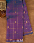 Purple Pure Kanchipuram Silk Handloom Saree