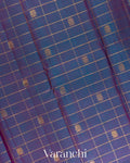 Purple Pure Kanchipuram Silk Handloom Saree