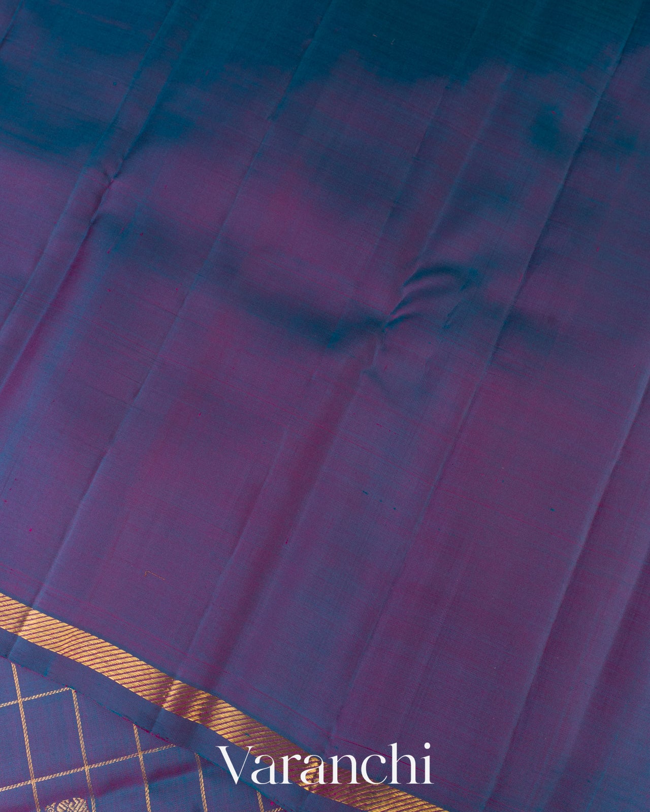 Purple Pure Kanchipuram Silk Handloom Saree