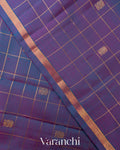 Purple Pure Kanchipuram Silk Handloom Saree