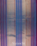 Purple Pure Kanchipuram Silk Handloom Saree