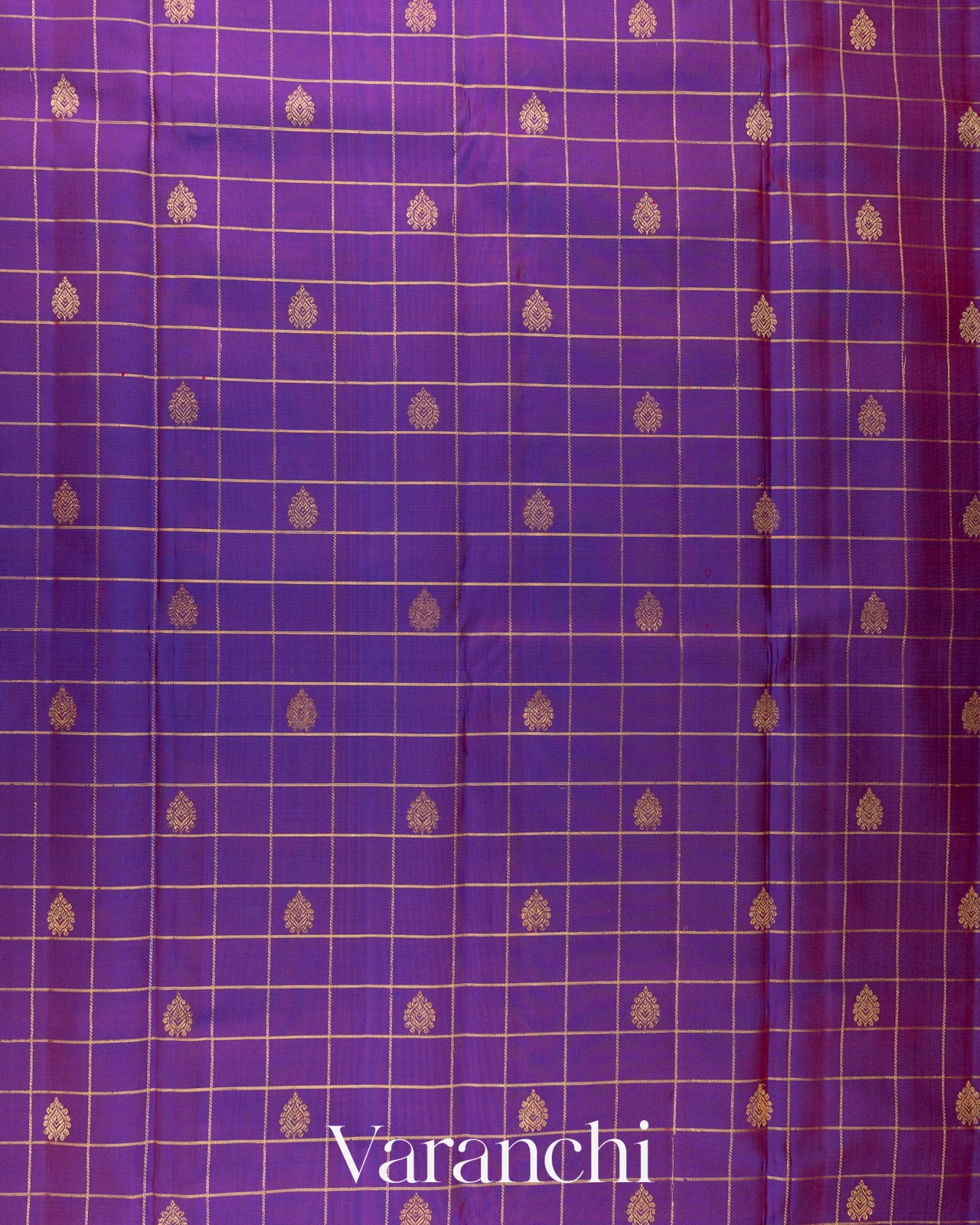 Royal Purple Pure Kanchipuram Silk Handloom Saree