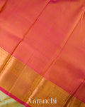 Sea Green Vaira Oosi Pure Kanchipuram Silk Handloom Saree
