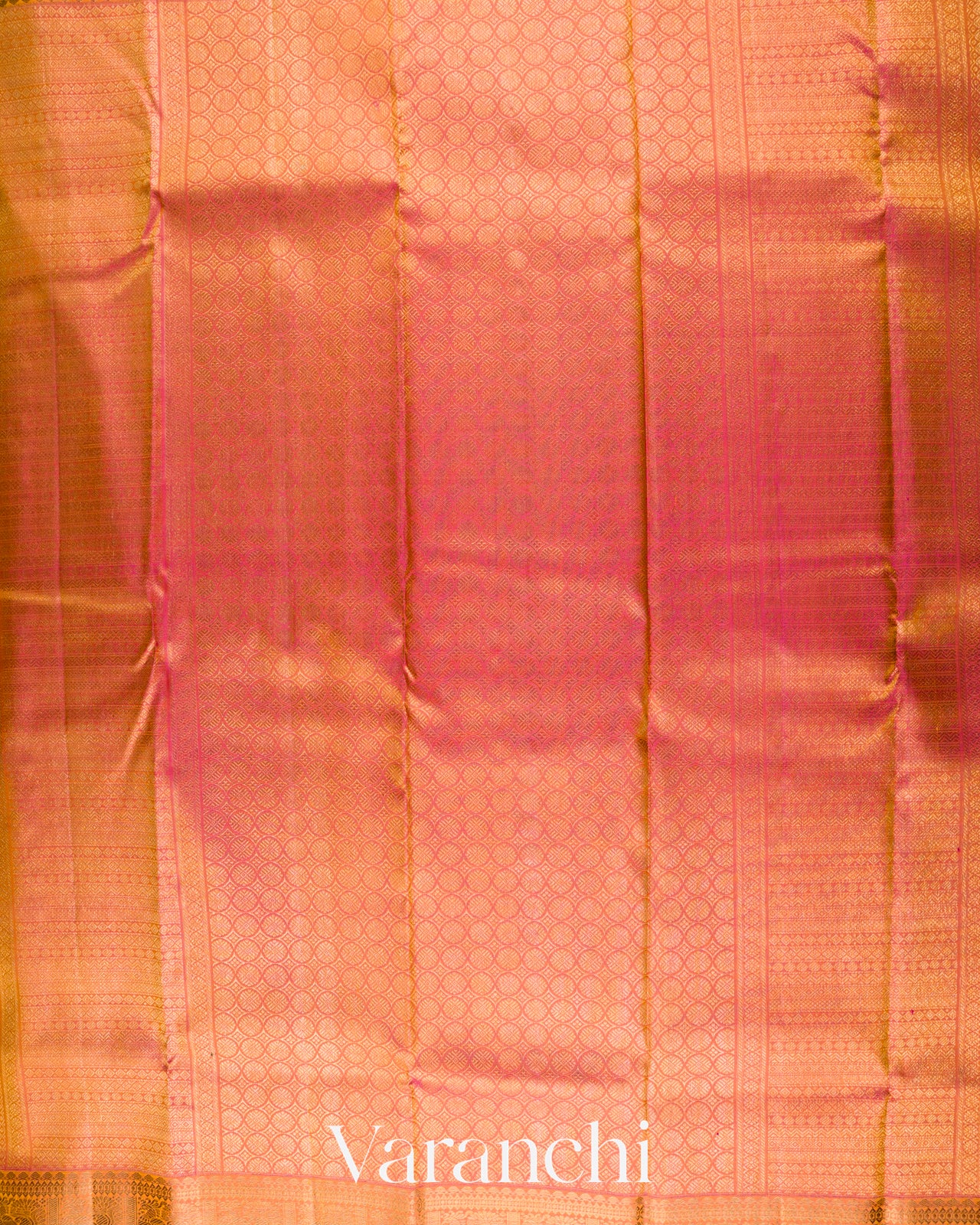 Sea Green Vaira Oosi Pure Kanchipuram Silk Handloom Saree