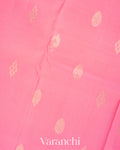 Baby Pink Pure Kanchipuram Silk Handloom Saree