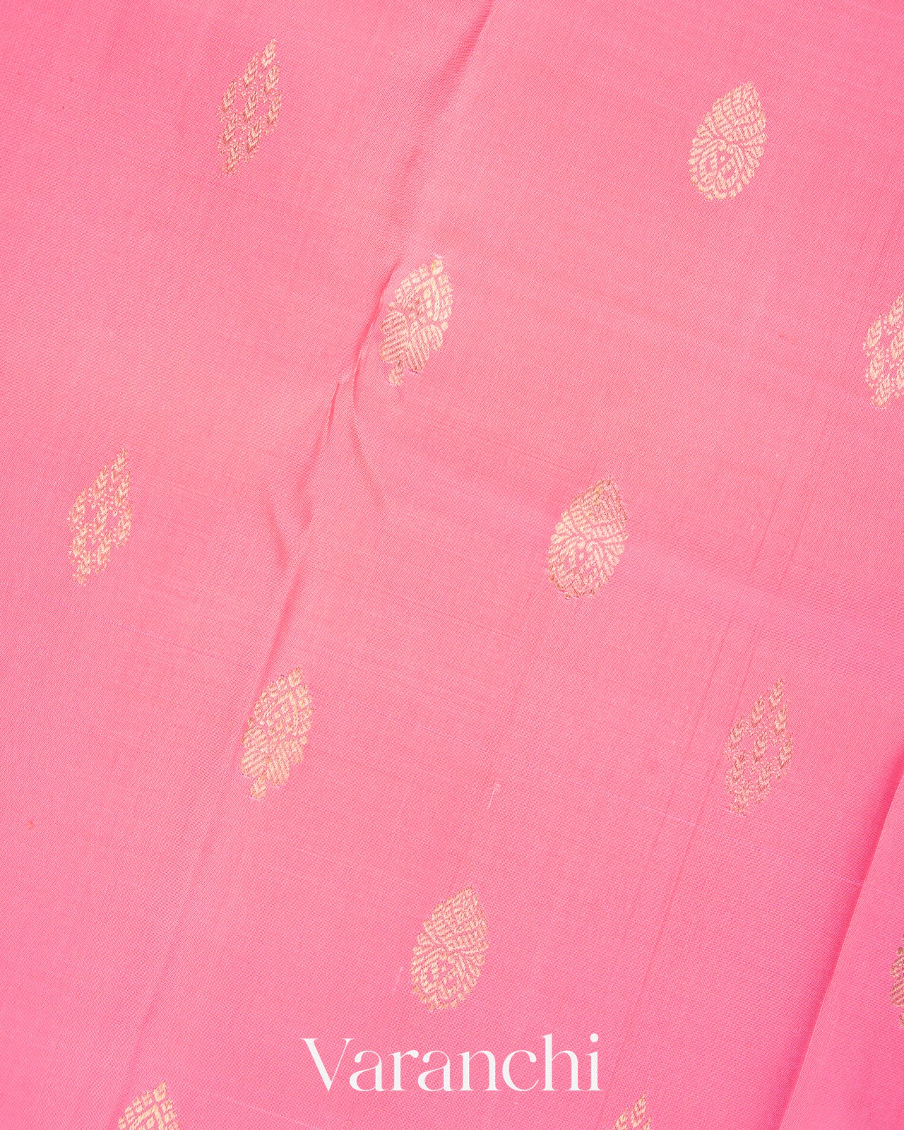 Baby Pink Pure Kanchipuram Silk Handloom Saree