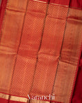 Biege Grey Pure Kanchipuram Silk Handloom Saree