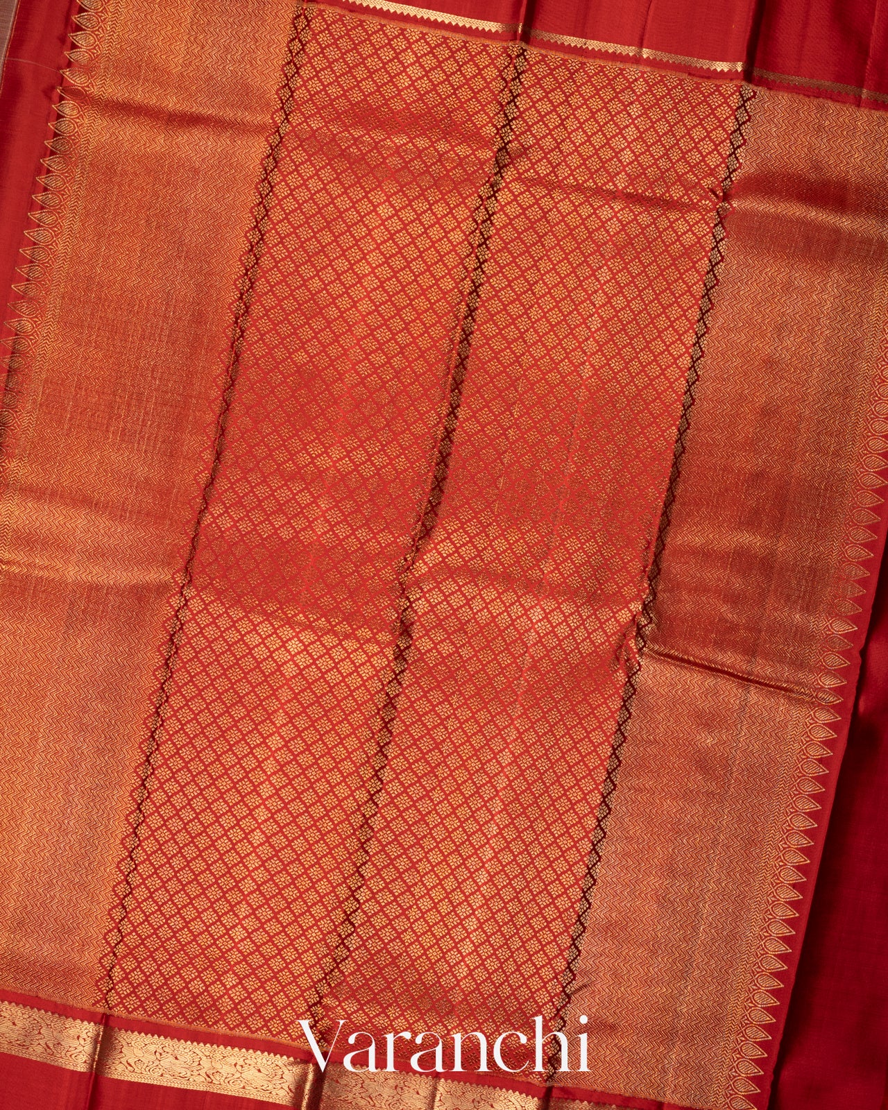 Biege Grey Pure Kanchipuram Silk Handloom Saree