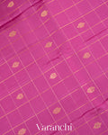 Magenta Purple Pure Kanchipuram Silk Handloom Saree