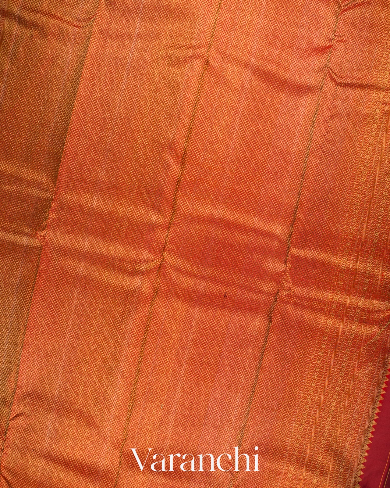 Coffee Brown Pure Kanchipuram Silk Handloom Saree
