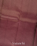 Wine Plum Heavy Brocade Pure Kanchipuram Silk Saree
