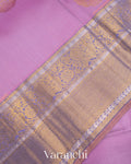 Lavender Vaira Oosi Pure Kanchipuram Silk Handloom Saree