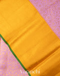Lilac Heavy Brocade Pure Kanchipuram Silk Saree