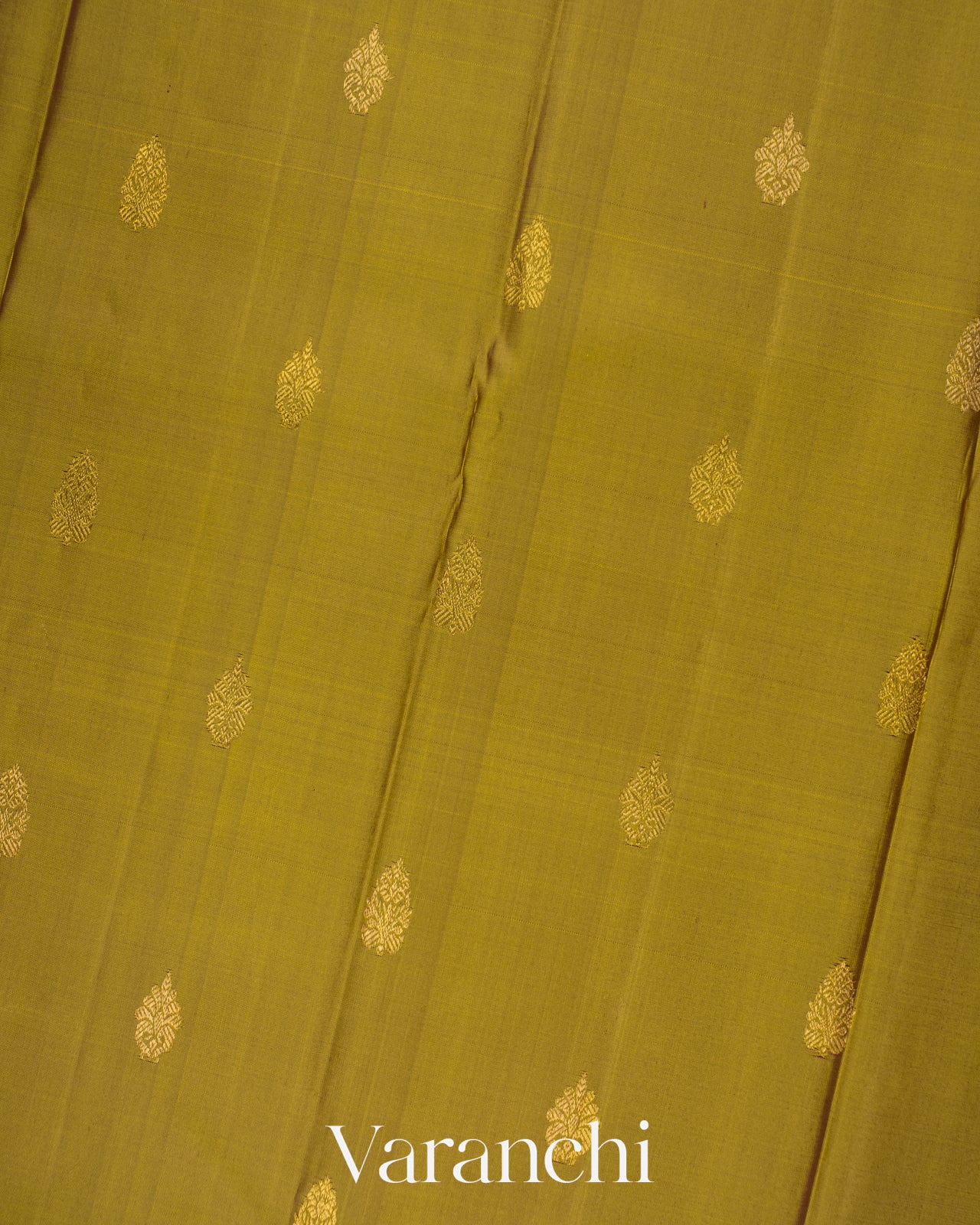 Mehendi Green Pure Kanchipuram Silk Handloom Saree