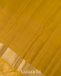 Mustard Gold Pure Kanchipuram Silk Handloom Saree