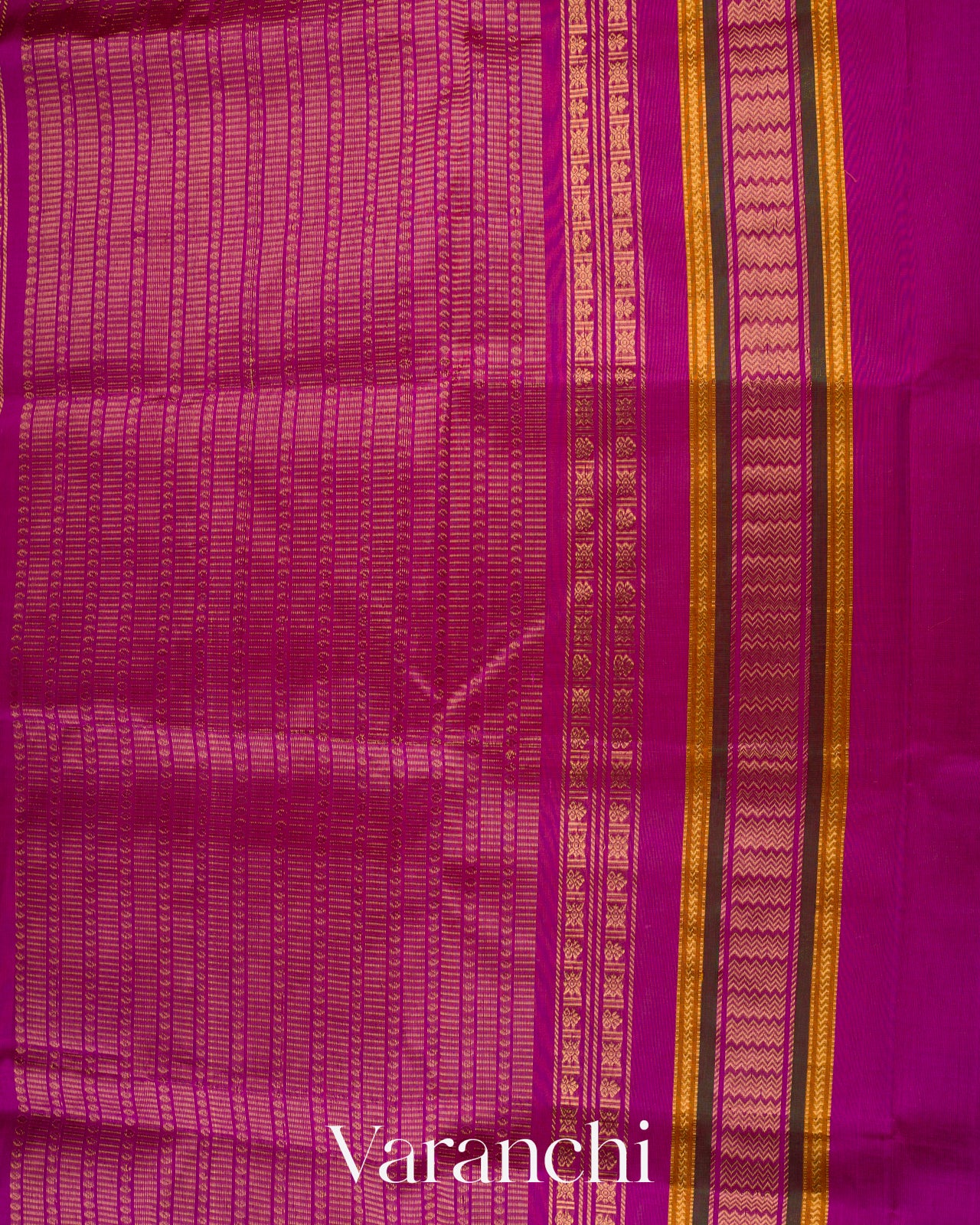 Muted Sage Green Pure Kanchipuram Silk Cotton Handloom Saree