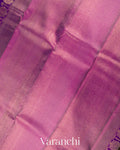 Olive Green Dual Tone Pure Kanchipuram Silk Handloom Saree