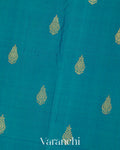 Peacock Green Pure Kanchipuram Silk Handloom Saree