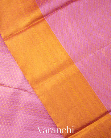 Pink Heavy Brocade Pure Kanchipuram Silk Saree