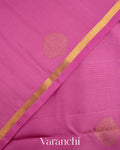 Mauve Pink Vaira Oosi Pure Kanchipuram Silk Handloom Saree