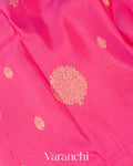 Pink Pure Kanchipuram Silk Handloom Saree
