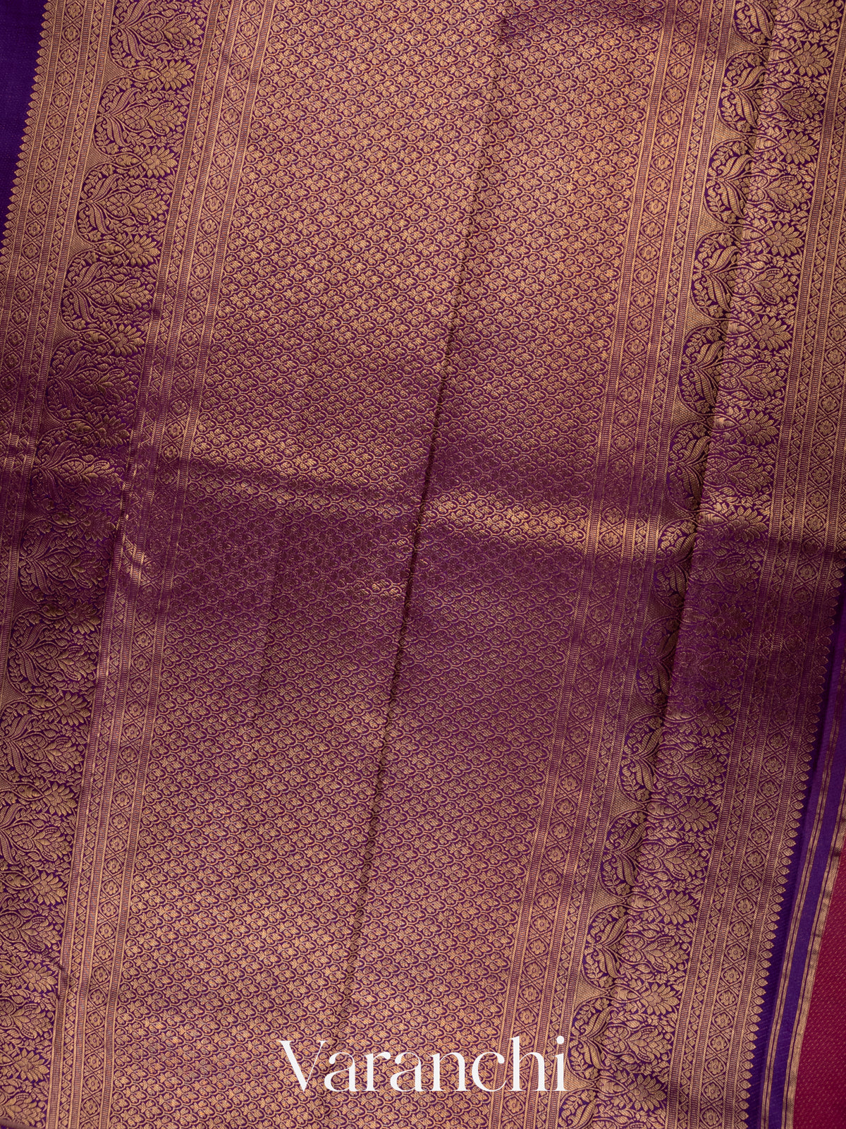 Reddish Pink Korvai Pure Kanchipuram Silk Saree 
