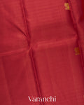 Vermilion Red Pure Kanchipuram Silk Handloom Saree