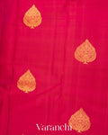 Redish Pink With Golden Zari Pure Kanchipuram Silk Saree