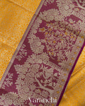 Marigold Yellow Pure Kanchipuram Silk Handloom Saree