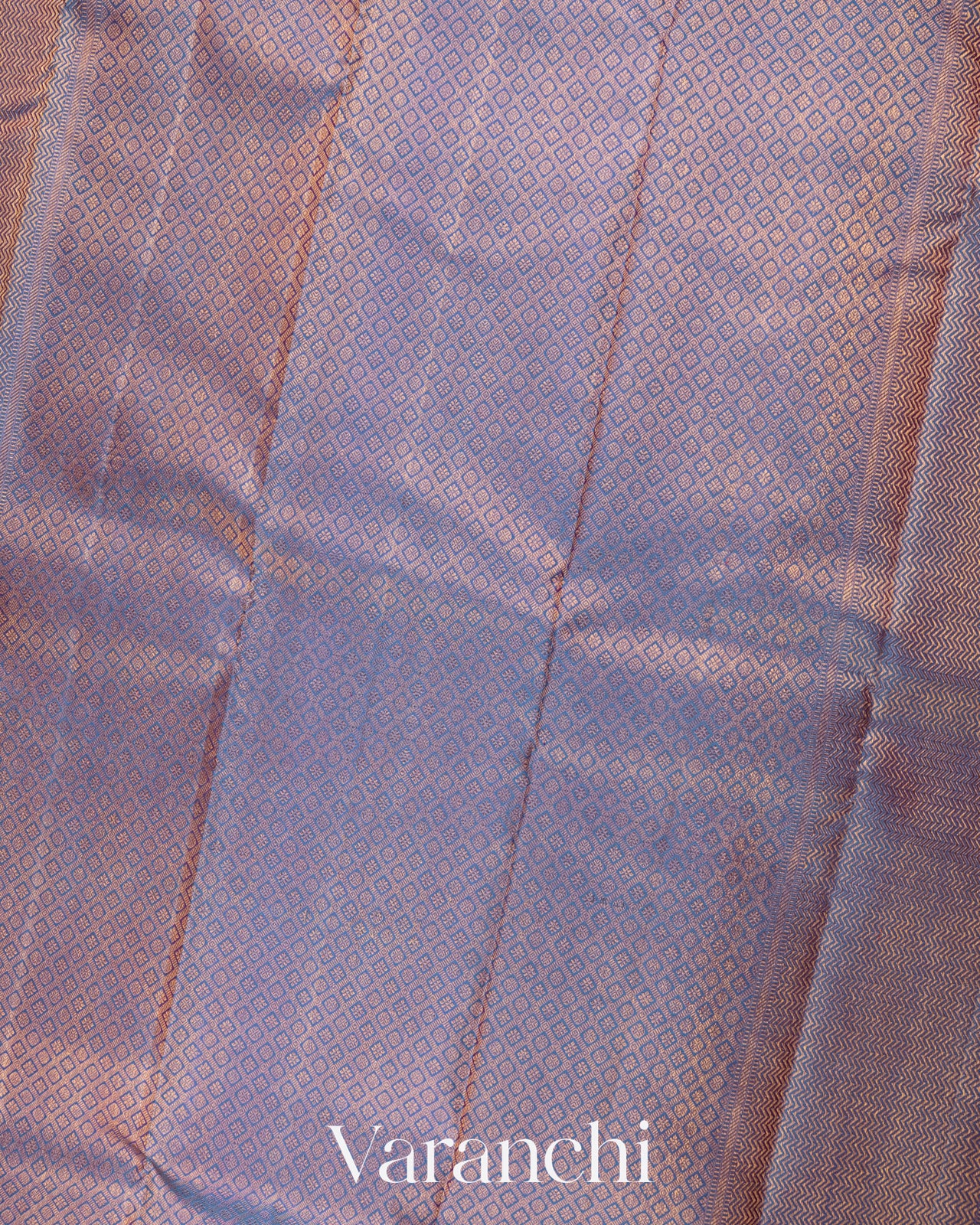 Purple Pure Kanchipuram Silk Handloom Saree