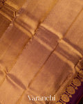 Vermilion Red Pure Kanchipuram Silk Handloom Saree