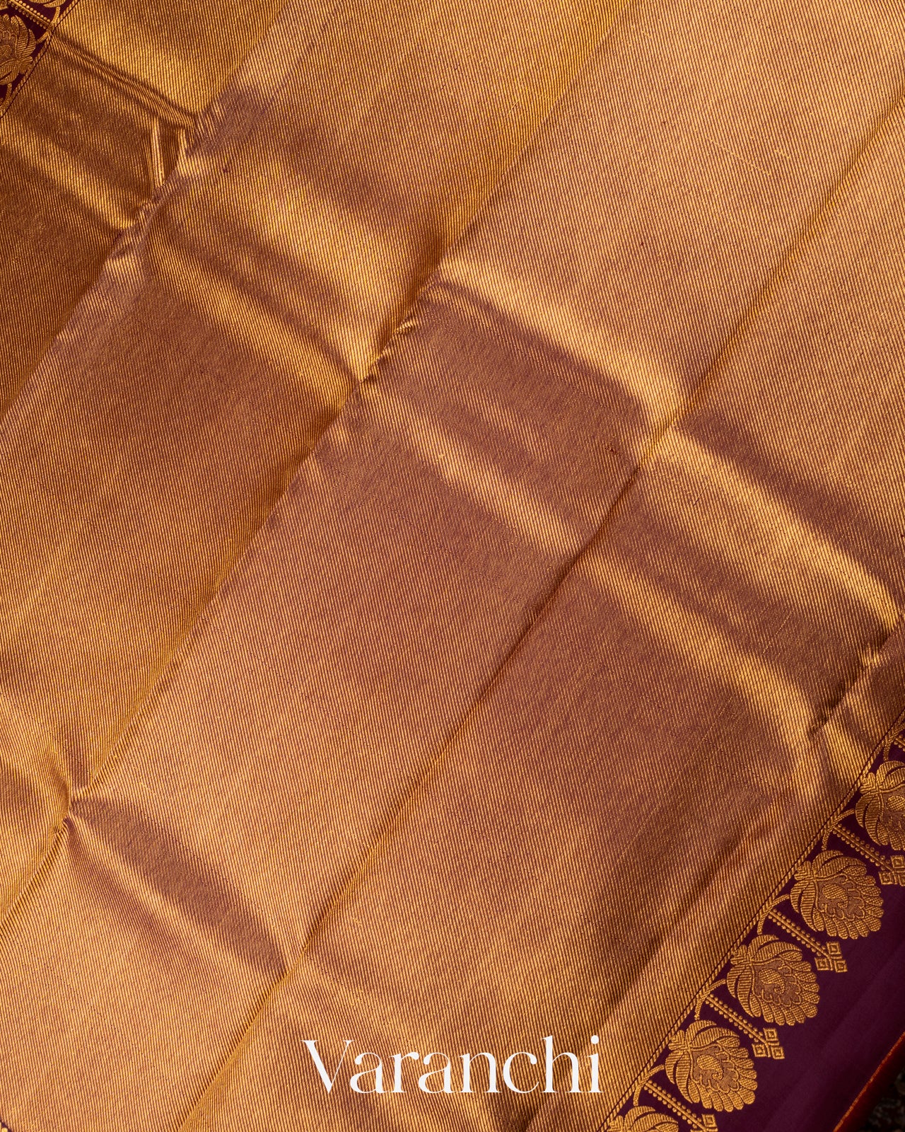 Vermilion Red Pure Kanchipuram Silk Handloom Saree