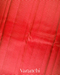 Vermilion Red  Pure Kanchipuram Silk Handloom Saree 