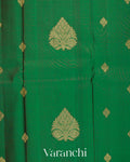 Royal Green Pure Kanchipuram Silk Handloom Saree