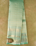 Pista Green Pure Kanchipuram Silk Handloom Saree