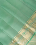 Pista Green Pure Kanchipuram Silk Handloom Saree