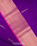 Royal Violet Pure Kanchipuram Silk Handloom Saree 
