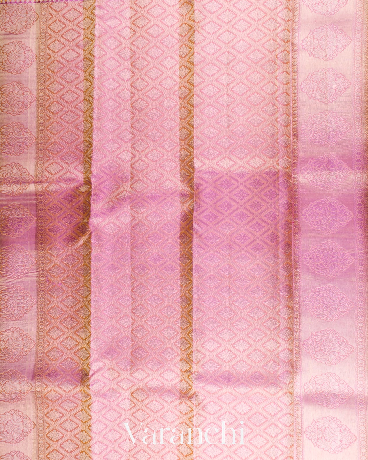 Bright Marigold Yellow Pure Kanchipuram Silk Handloom Saree 