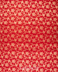 Vermilion Red Pure Katan Silk Handloom Saree