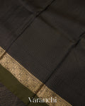 Black Pure Katan Silk Saree