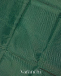 Bottle Green Pure Katan Silk Saree