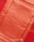 Bright Red Pure Katan Silk Saree