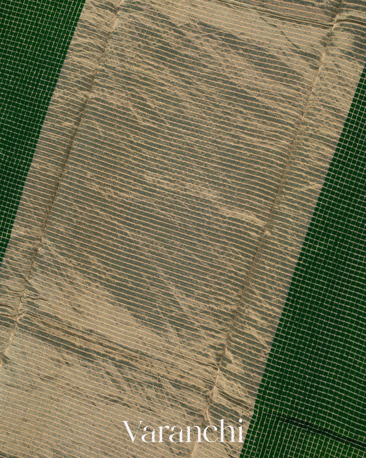 Bottle Green Pure Katan Silk Saree