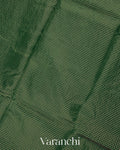 Bottle Green Pure Katan Silk Saree