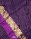 Purple Pure Katan Silk Saree