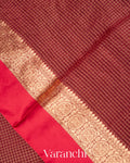 Maroon Pure Katan Silk Saree